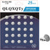 QLQXQTy 25 Pack SR920SW Watch Battery AG6 LR921 V371 1.55V Silver Oxide Battery
