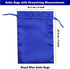 Gbateri 35pcs 6 x 9 inches Satin Gift Bags with Drawstring, Party Favor Bags, Silk Jewelry Bags, Fabric Cloth Drawstring Pouch Bags, Christmas Gift Bags for Anniversary Baby Shower Favors (Royal Blue)