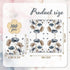 wuhuzsm 50-Pack 6.5X 6.5 Inch Floral Napkins Disposable, Decorative Paper Hand Towels for Bathroom & Guest Use | Boho
