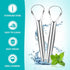 2 Pack Metal Tongue Scraper for Adults, Stainless Steel Cleaner with Travel Case, Reusable for Oral Care
