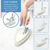 Qaestfy Shower Scrubber Cleaning Brush Combo with 51'' Adjustable Long Handle for Bathroom Cleaning