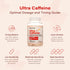 200mg Extended Release Caffeine + 100mg L-Theanine, 120 Capsules, 100% Natural Focus & Energy Supplement