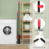 TreeLen Broom and Dustpan Set for Home, Upright Broom and Dustpan Combo Sweep Set