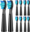 Toothbrush Replacement Heads Compatible with Bitvae D2 Electric Toothbrush, Sonic Electric Toothbrush Heads, 10 Pack