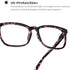 Readerest Blue Light Reading Glasses, Lightweight Computer Glasses with Spring Hinges, UV Protection