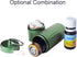 Two-Layer Large Pill Organizer, Waterproof Pill Case for Pills, Vitamins, Supplements, Size: 1.6 x 1.6 x 4.4 in (Green)