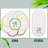 XSEINO Reusable Makeup Remover Pads, 40 Pack Washable Natural Bamboo Fiber Material for All Skin Types