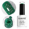 RARJSM Glitter Gel Polish, Olive Green Sparkly Nail Polish for Manicure, UV LED Cure Gel Nail Art, 7.5ML