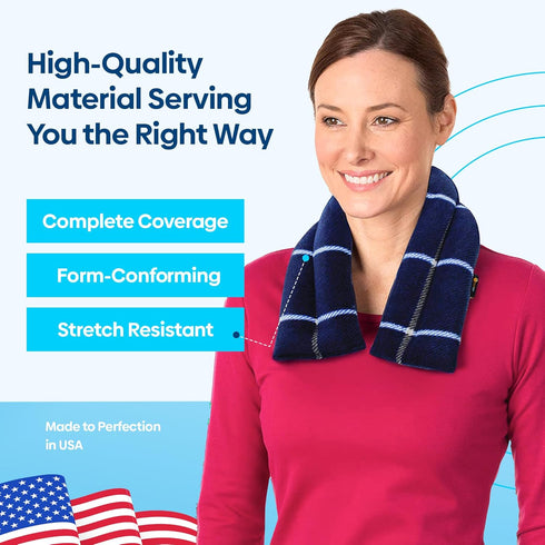 SunnyBay Microwave Heating Pad, Microwavable Moist Heated Neck and Shoulder Wrap, 26x5 Inches for Pain Relief