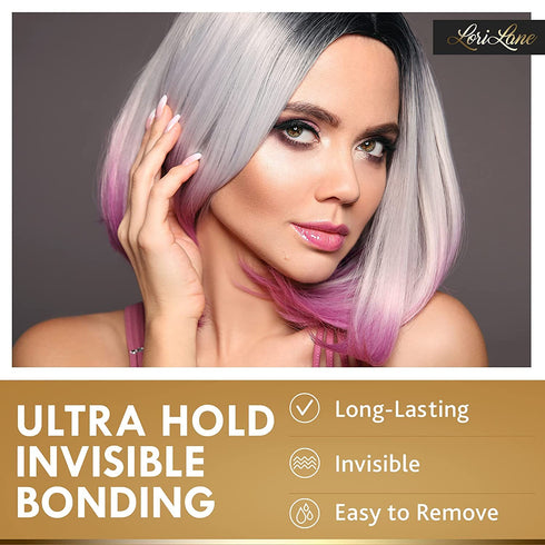 Wig Glue for Front Lace Wig, Waterproof Lace Glue, Strong Hold Hair Adhesive - 1.3 fl oz (1 PC)