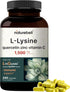 NatureBell L-Lysine 1,000mg Capsules + Quercetin 250mg with Vitamin C and Zinc - 240 Count, Immune Support