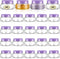 Tessco 24 Pack Plastic Jars with Lids, Round Refillable Cosmetic Containers, Empty Body Butter Jars for Cosmetics
