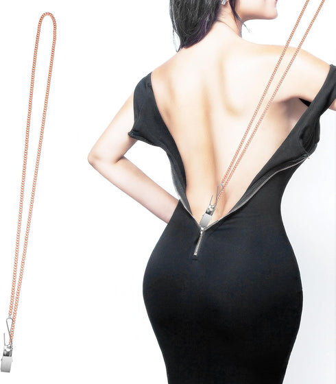 XLIUAX Zipper Helper for Dress and Boots, Zipper Puller Zip with Hook and