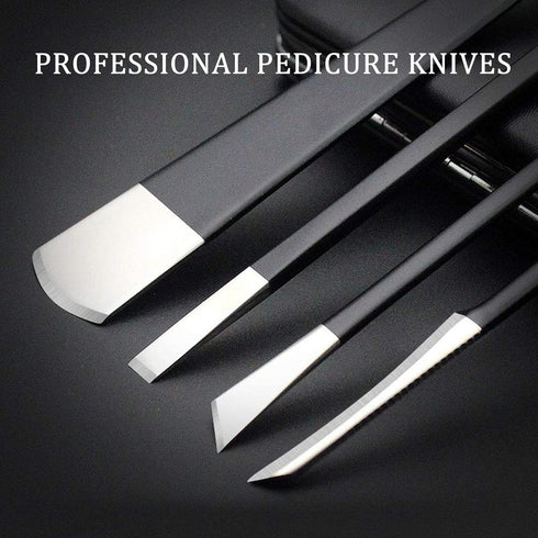 Professional Pedicure Knife Set, Callus Knife for Feet, Ingrown Toenail Knives, Foot Care Tools