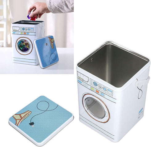 Large Capacity Washing Machine Modeling Powdered Laundry Detergent Container with Perspective Window, Multifunctional