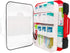 Be Smart Get Prepared First Aid Kit Hard Red Case, 326 Pieces for Office, Home, Car, School, Emergency