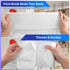Charmount 8 Gallon Trash Bags, 110 Count, Clear Medium Garbage Bags for Bathroom Kitchen Office