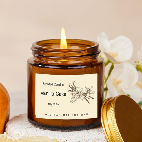 Set 12 Pack 6 2 Scented Candles Gift for Home, Aromatherapy Soy Candles, Fragrance Scents with Gift Boxes, Long Lasting