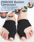2 Pcs Bunion Corrector for Women Men, Breathable Bunion Correction Socks with Built-in Gel Pad