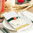 100 Disposable Gold Napkins, Decorative Paper Dinner Napkins Bulk, Thick Linen Feel Guest Hand Towels for Party Holiday