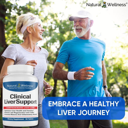 Natural Wellness Clinical Liver Support Supplement - Milk Thistle, Curcumin & Alpha R-Lipoic Acid for Maximum Absorption