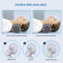 Neck Pillows for Pain Relief, Cervical Support Pillow with Pillowcase, Memory Foam Relaxer for Home & Travel (Black)