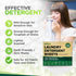 Laundry Detergent Sheets - 50 Sheets, Eco Friendly, Sustainable, Biodegradable, Liquidless (up to 100 Loads)