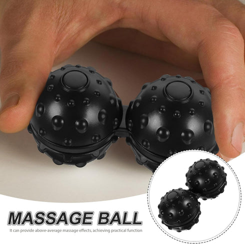 Set 2 of Silicone Peanut Massage Balls for Neck and Back Pain Relief