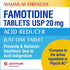 Glenmark Maximum Strength Famotidine Tablets - 20 mg, Acid Reducer for Heartburn Relief, 85 Count