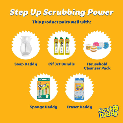 Scrub Daddy Special Edition Spring - Scratch-Free Kitchen Sponge, BPA Free, Polymer Foam, Stain & Odor Resistant (3ct)