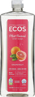 Earth Friendly Products Dishwashing Liquid, 25 Ounces, Natural Grapefruit