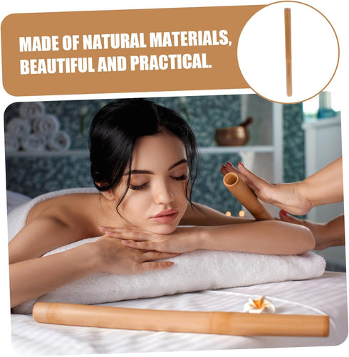 Mikinona Massage Stick Tool for Back and Neck Relief Lightweight Portable Spa Massager Rod for Full Body and Muscle