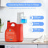 OMOZUN Electric Laundry Detergent Pump with Graduated Cup, Smart Laundry Detergent Dispenser,Rechargeable Detergent
