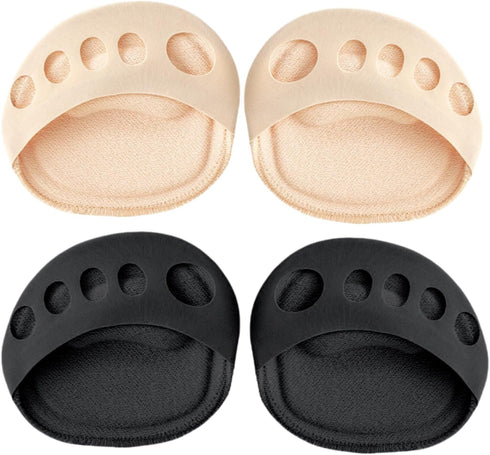 Metatarsal Pads Invisible Socks, Soft Foot Pads for Women and Men, Reusable Ball of Foot Cushions for Runners