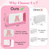 Personalized Initial Letter Clear Makeup Bag - Preppy Small Nylon & PVC Cosmetic Zipper Bag for Travel