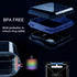 Small Waterproof Pill Box Organizer, Travel Portable Pocket Medicine Holder for Vitamins Medication, Black