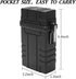 YUSUD Large Waterproof Cigarette Case with Lighter, Holds 20pcs 84mm King Size, Outdoor Travel Accessories