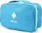 First Aid Bag, Empty Medical Storage Kit, Red Trauma Bag for Emergency First Aid Kits - Blue Handle