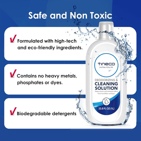 Tineco Floor Cleaning Solution 2L for iFLOOR Series, FLOOR ONE S3 Series, FLOOR ONE S5 Series (EXCEPT S5 Steam), Floor One S6 Series, FLOOR ONE S7 Series (EXCEPT S7 Steam) Wet Dry Vacuum (33.8 OZ*2)