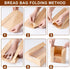 Hoewina 50Pcs 50PCS Storage(50% 13.7x8.3x3.5 Sourdough Paper Bread Bags for Homemade Bread with Window, Includes Label
