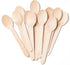 300 Pack Disposable Wooden Cutlery, Eco-Friendly Natural Wooden Utensils for Outdoors and Parties (Spoon-300Pcs)