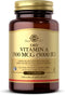 Solgar Dry Vitamin A 1500 mcg (5000 IU), 100 Tablets, Non-GMO, Vegan for Healthy Eyes, Skin & Immune System