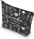 London Travel Gift Zipper Pouch Makeup Bag, London City Skyline, London Is Always A Good Idea (BLK-London)