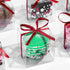 JCXGRVC 100Pack 3" x3x3 Clear Hot Chocolate Bomb Boxes Small Gift Boxes Cupcake Boxes Candies Box Birthday Wedding