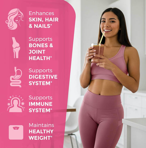 Health Revolution 99% Multi Collagen Peptides Powder Types I, II, III, V, X, Hydrolyzed Collagen for Women, Absorption