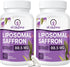 Liposomal Saffron Supplements 88.5 mg - Maximum Absorption Pure Saffron Extract Capsules for Mood, Energy, and Focus