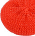uxcell Plastic Kitchen Dish Pot Pan Mesh Scouring Scrubber Pad, 5pcs Red