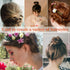 YINGFENG 330 Count U Shaped Hair Pins: 2.4 inch Black Bun Pins for Women and Girls with Storage Box, Hair Accessories