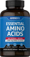 Piping Rock Amino Acid Supplement - 180 Capsules, BCAA and EAA AminoFit Complex, Non-GMO, Gluten Free