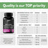 Natural Hyaluronic Acid Supplement, 5X Stronger Hydration Pills from Pure Tremella Mushroom with Vitamin C & Hibiscus